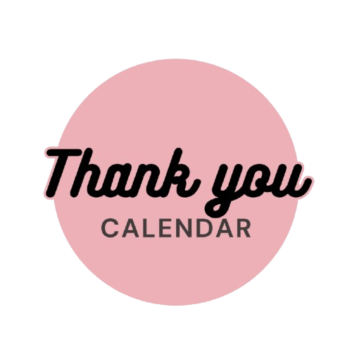 Thank You Calendar Logo